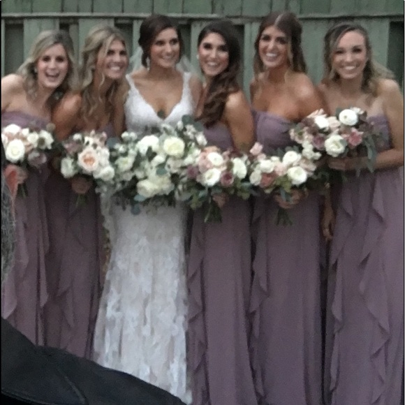 BHLDN Cove Violet Gray Bridesmaid Dress - Picture 2 of 3